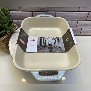 Staub ❤️Stoneware Baking Dish 1L  Macaron light blue NWT
